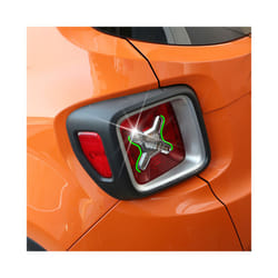 2Pcs/Set ABS Chrome for Jeep Renegade 2014 - 2019 Rear Head Lights Decoration Cover Trim Back Lamps Sticker Accessories