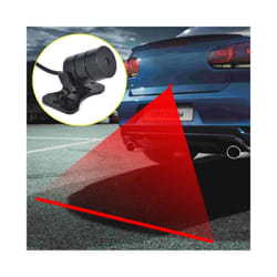 Car Motorcycle Laser Fog Light Anti Collision Tail Braking Signal Warning Lamp