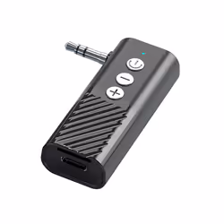 2 in 1 Wireless Audio Adapter 3.5mm AUX Bluetooth-Compatible 5.3 Audio Adapter Transmitter Receiver for Car Audio Music