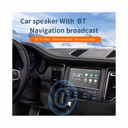 2 in 1 Wireless Audio Adapter 3.5mm AUX Bluetooth-Compatible 5.3 Audio Adapter Transmitter Receiver for Car Audio Music