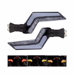 Motorcycle LED Turn Signals Light Indicator Blinker DRL Universal For Honda Suzuki Fit Yamaha