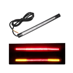 Flexible 48 LED Motorcycle Light Bar Strip Tail Turn Signal Tail Rear Brake Stop Bulb Lamp Brake Light 12V