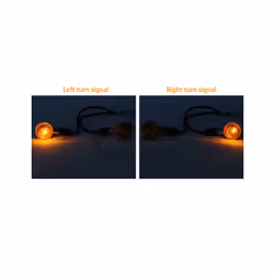 2Pcs 12V Universal Motorcycle Turn Signal Indicator Light Turning Amber Lamp Bulb For Suzuki Harley Honda Kawasaki Yamaha