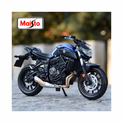 Maisto 1:18 2018 Yamaha MT07 Static Die Cast Vehicles Collectible Hobbies Motorcycle Model Toys - 2018 Yamaha MT07