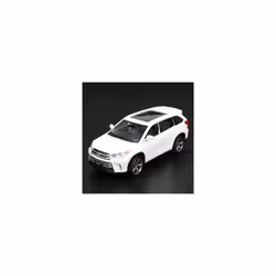 1:32 Toyota Highlander SUV Alloy Car Model Diecasts & Toy Metal Off-road Vehicles Car Model High Simulation - White