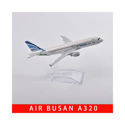 16cm Korean Air Boeing 747 Plane Model Aircraft Diecast Metal 1/400 Scale Airplane Model Gift Collection - Korea Busan A320