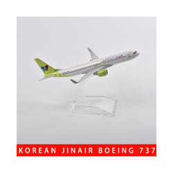 16cm Korean Air Boeing 747 Plane Model Aircraft Diecast Metal 1/400 Scale Airplane Model Gift Collection - JINAIR Boeing 737