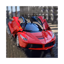 1:32 Laferrari Alloy Sports Car Model Diecasts Metal Toy Vehicles Car Model High Simulation Sound and - Yellow
