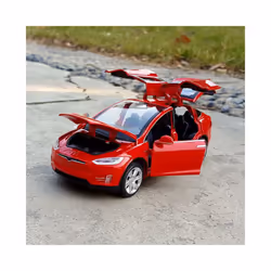 1:32 Model X Model S SUV Alloy Car Model Diecasts Metal Simulation Toy Vehicles Car Model Sound Light - model x red