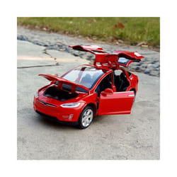 1:32 Model X Model S SUV Alloy Car Model Diecasts Metal Simulation Toy Vehicles Car Model Sound Light - model x red