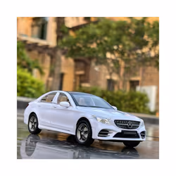 1:32 C-Class C260L Alloy Car Model Diecasts Metal Toy Vehicles Car Model Simulation Sound and Light - White