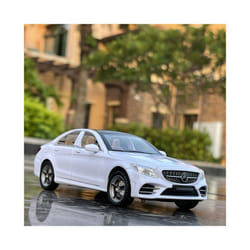 1:32 C-Class C260L Alloy Car Model Diecasts Metal Toy Vehicles Car Model Simulation Sound and Light - White