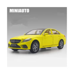 1:32 C-Class C260L Alloy Car Model Diecasts Metal Toy Vehicles Car Model Simulation Sound and Light - Yellow