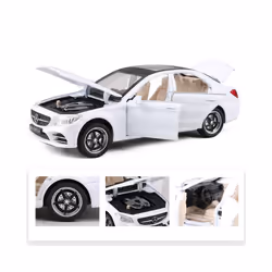 1:32 C-Class C260L Alloy Car Model Diecasts Metal Toy Vehicles Car Model Simulation Sound and Light - Yellow