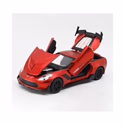 1:32 Corvette ZR1 Supercar Toy Car Model Car Diecast Simulation Metal Alloy Vehicles Miniature Scale - Red