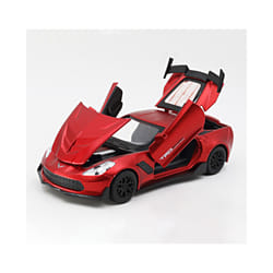 1:32 Corvette ZR1 Supercar Toy Car Model Car Diecast Simulation Metal Alloy Vehicles Miniature Scale - Red