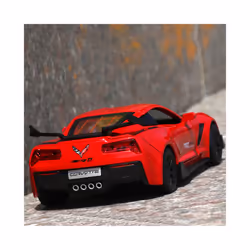 1:32 Corvette ZR1 Supercar Toy Car Model Car Diecast Simulation Metal Alloy Vehicles Miniature Scale - Green