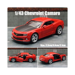1/36 Chevrolet Camaro Super Sport Toy Car Model 5'' 1:36 RMZ CiTY Diecast Miniature Vehicle Pull Back - Small Size
