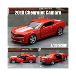 1/36 Chevrolet Camaro Super Sport Toy Car Model 5'' 1:36 RMZ CiTY Diecast Miniature Vehicle Pull Back - Red