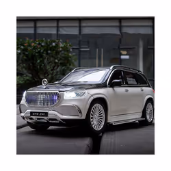 1:24 Maybach GLS GLS600 Alloy Luxy Car Model Simulation Diecasts Metal Toy Vehicles Car Model Sound - White