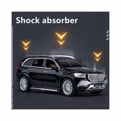 1:24 Maybach GLS GLS600 Alloy Luxy Car Model Simulation Diecasts Metal Toy Vehicles Car Model Sound - White