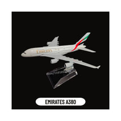 Scale 1:400 Metal Aircraft Replica Emirates Airlines A380 B777 Airplane Diecast Model Aviation Plane - 04.EMIRATES A380