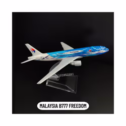 Scale 1:400 Metal Aircraft Replica Emirates Airlines A380 B777 Airplane Diecast Model Aviation Plane - 132.MALAYSIA B777