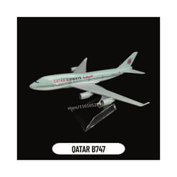 Scale 1:400 Metal Aircraft Replica Emirates Airlines A380 B777 Airplane Diecast Model Aviation Plane - 92.QATAR B747