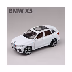 Caipo 1:32 BMW X5M X5 SUV Alloy Model Car Toy Diecasts Casting Pull Back Sound and Light Car Toys For - X5 White