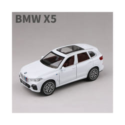 Caipo 1:32 BMW X5M X5 SUV Alloy Model Car Toy Diecasts Casting Pull Back Sound and Light Car Toys For - X5 White