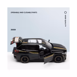 Caipo 1:32 BMW X5M X5 SUV Alloy Model Car Toy Diecasts Casting Pull Back Sound and Light Car Toys For - X5 White