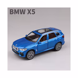 Caipo 1:32 BMW X5M X5 SUV Alloy Model Car Toy Diecasts Casting Pull Back Sound and Light Car Toys For - X5 Blue
