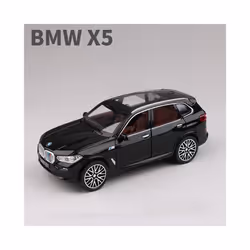 Caipo 1:32 BMW X5M X5 SUV Alloy Model Car Toy Diecasts Casting Pull Back Sound and Light Car Toys For - X5 Black
