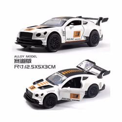 1:36 Diecast Alloy Car Model Children's Toy Car Open the door Decoration Cool Racing Car Boy toys Gift - Binbai Brown