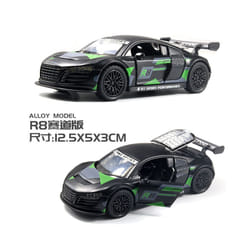 1:36 Diecast Alloy Car Model Children's Toy Car Open the door Decoration Cool Racing Car Boy toys Gift - Aohei Green