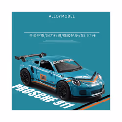 1:36 Diecast Alloy Car Model Children's Toy Car Open the door Decoration Cool Racing Car Boy toys Gift - Black blue