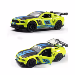 1:36 Diecast Alloy Car Model Children's Toy Car Open the door Decoration Cool Racing Car Boy toys Gift - Racecourse Orange