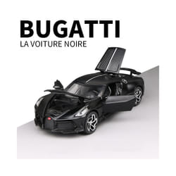 1:32 Alloy Scale Model Car Toys Bugatti La Voiture Noire Alloy Diecast Simulation Toy Vehicles Models - Matte Black