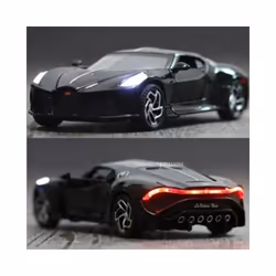 1:32 Alloy Scale Model Car Toys Bugatti La Voiture Noire Alloy Diecast Simulation Toy Vehicles Models - Bright Black