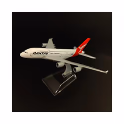 Scale 1:400 Metal Aircraft Model, Qantas A380 Airplane Diecast Plane Aeroplane Home Office Decor Mini - 119.VIRGIN B747