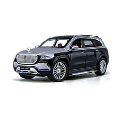 1:24 Benz Maybach Gls600 Alloy Car Model Sound And Light Pull Back Toy Car Suv Off-Road Vehicle Boy - Silver