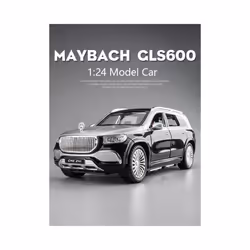 1:24 Benz Maybach Gls600 Alloy Car Model Sound And Light Pull Back Toy Car Suv Off-Road Vehicle Boy - Silver