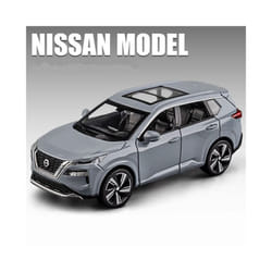 1:32 Nissan X-TRAIL SUV Alloy Car Model Diecast Metal Toy Off-road Vehicles Car Model Simulation Sound - Gray