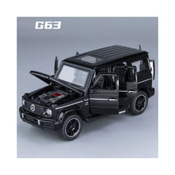 1:32 Benz G63 SUV Alloy Model Car Toy Diecasts Metal Casting Sound and Light Car Toys For Children Vehicle - Black