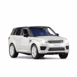 1:32 Range Rover Sports SUV Alloy Car Model Diecasts Metal Toy Off-road Vehicles Car Model Sound and - Silvery
