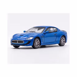Diecast 1:64 Scale Maserati GT Sports Car Simulation Alloy Die-cast Coupe Supercar Red Car Model Collectible - A