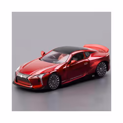 1:32 LC500 Alloy Sports Car Model Diecast Metal Toy Racing Vehicle Car Model Simulation Sound and Light - Red