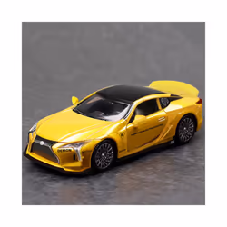 1:32 LC500 Alloy Sports Car Model Diecast Metal Toy Racing Vehicle Car Model Simulation Sound and Light - Yellow