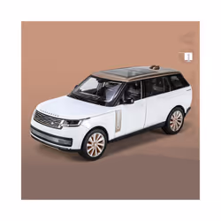 Large Size New 1/18 Land Range Rover SUV Alloy Car Model Diecast Metal Toy Off-road Vehicles Car Model - A White