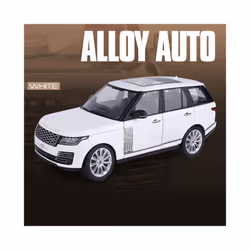 Large Size New 1/18 Land Range Rover SUV Alloy Car Model Diecast Metal Toy Off-road Vehicles Car Model - B White
